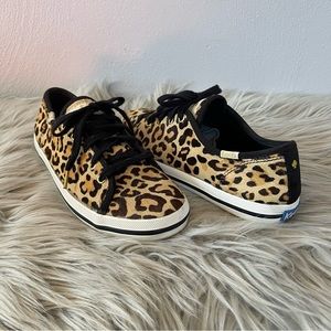 Kate Spade “Kickstart Seasonal” Calf Hair Sneakers
